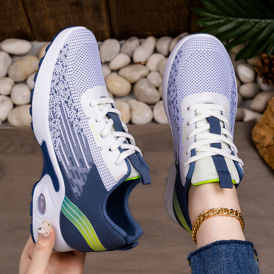 Damen Ultraleichte und atmungsaktive Laufsneaker mit stoßdämpfender Sohle R&B
