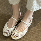 Damen Ballerinas mit stilvollem Streifenmuster und komfortabler Passform R&B