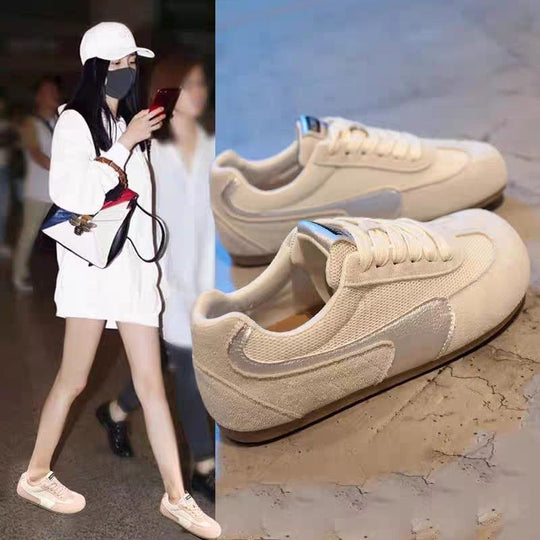 Damen Sportliche Sneakers mit weichem Obermaterial und atmungsaktiver Struktur R&B