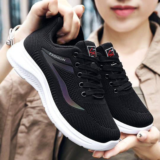 Damen Atmungsaktive Freizeitsneaker mit Unterstützung für den Knöchel R&B