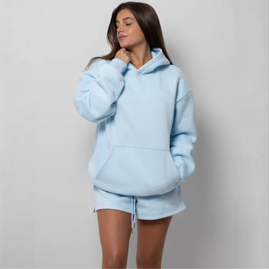 Damen Sportliche Sweatshorts mit elastischem Bund R&B