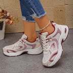 Damen Sportliche Sneakers mit atmungsaktivem Netzdesign und dämpfender Sohle R&B