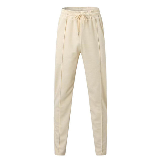Damen elastische Freizeithose mit moderner Waffle-Textur R&B