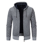 Herren Kapuzenjacke mit strukturiertem Design und eleganten Akzenten