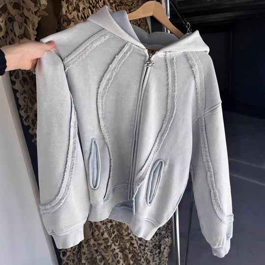 Herren Urbaner Kapuzenpullover aus strukturiertem Material R&B
