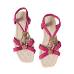 Damen Zierliche Sandalen mit dekorativen Anhängern R&B