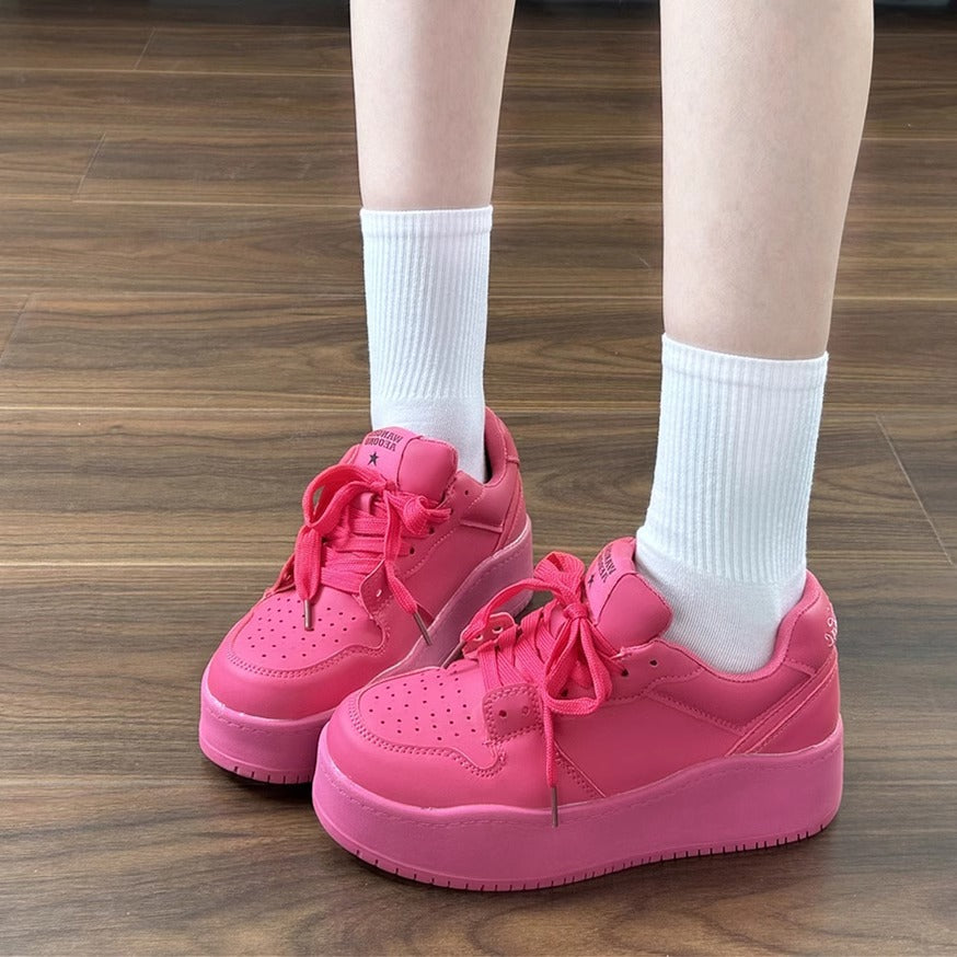 Damen Plattform Sneakers R&B