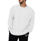 Herren Langarmshirt mit strukturiertem Rippenmuster und modernem Schnitt R&B
