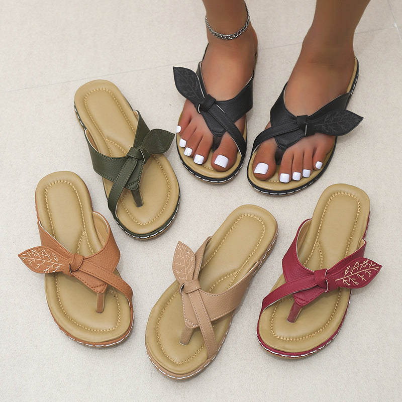 Damen Komfortable und stilvolle Zehentrenner-Sandalen R&B