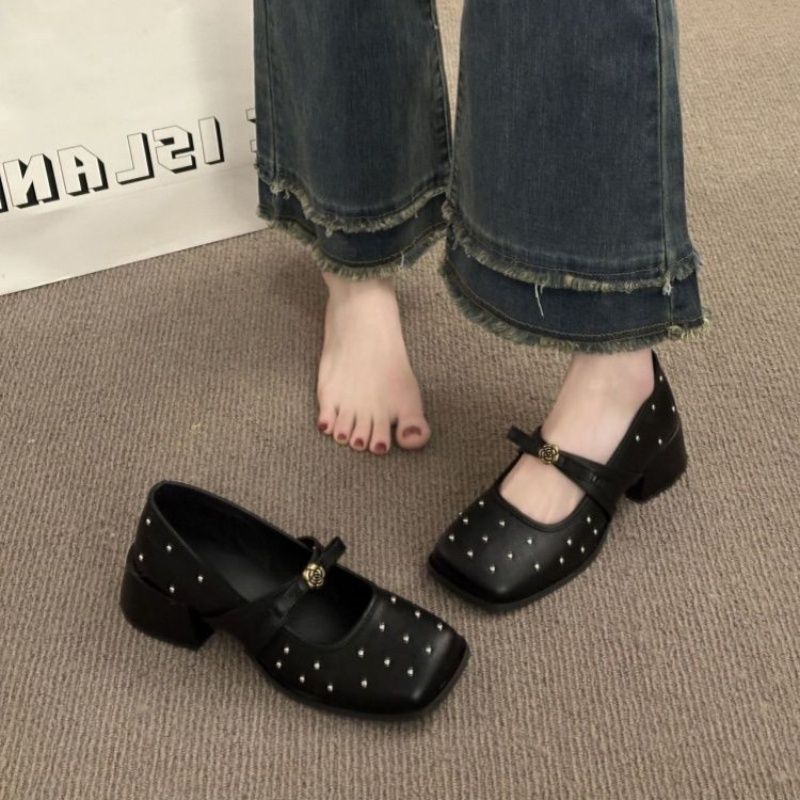 Damen Mary Jane Schuhe R&B