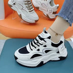 Damen Sportliche Chunky Sneakers mit modischem Design und stoßdämpfenden Eigenschaften R&B