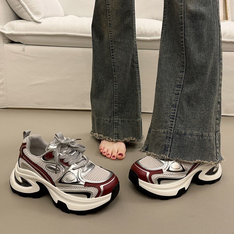 Damen Chunky Sneakers mit ergonomischer Dämpfung und sportlichem Design R&B