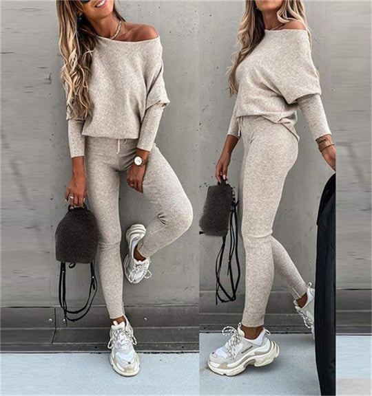 Damen Casual Strickanzug R&B