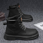 Damen Modische Winterstiefel mit stabiler Sohle und warmem Innenfutter