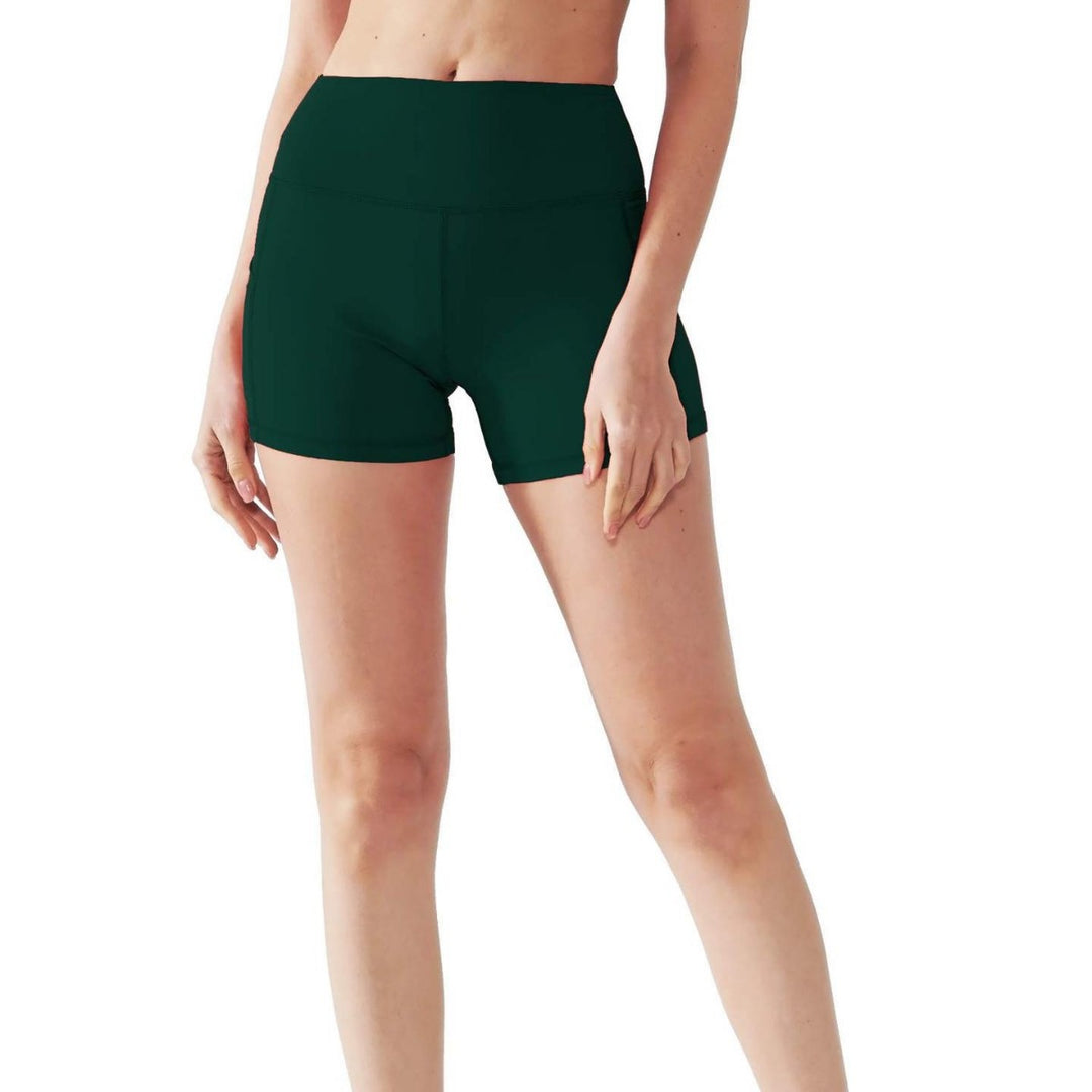 Damen Sportliche Hochtaillierte Shorts R&B