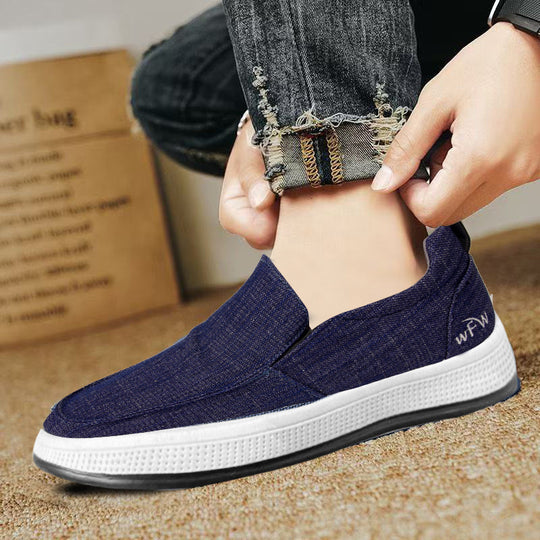Damen Slip-On Sneakers mit rutschfester Laufsohle und atmungsaktivem Obermaterial R&B