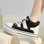 Damen Hohe Sneakers mit trendigen Kontrastelementen R&B