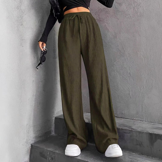 Damen weite Plisseehose R&B