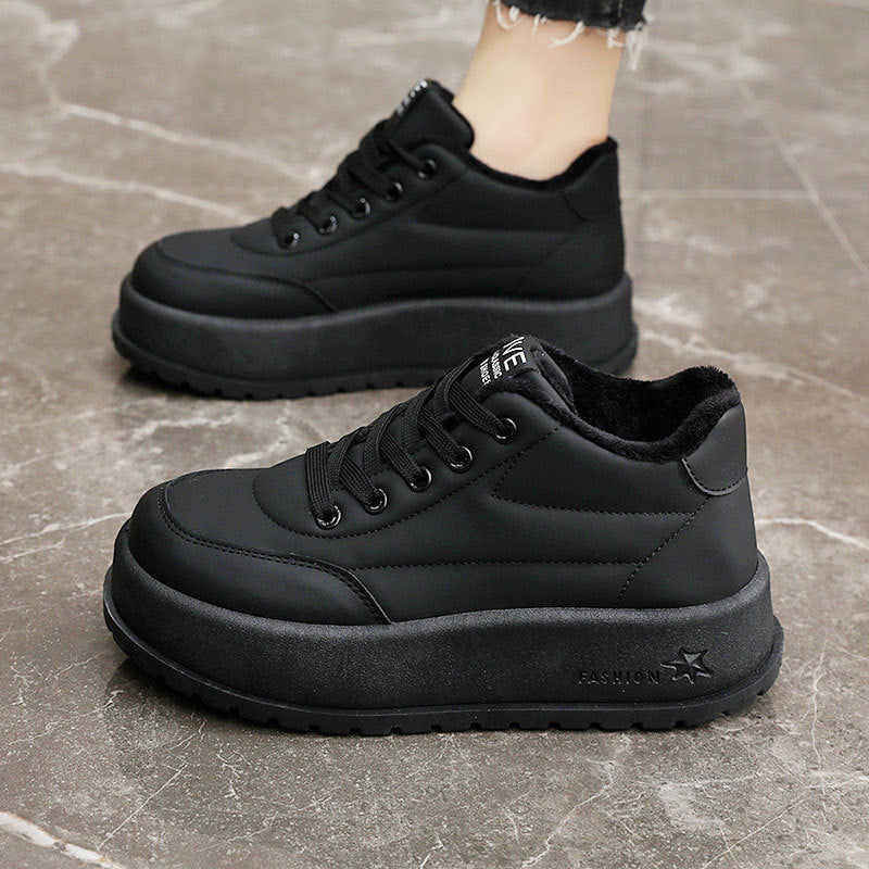 Damen Plateau Sneakers mit Innenfutter und rutschfester Sohle R&B