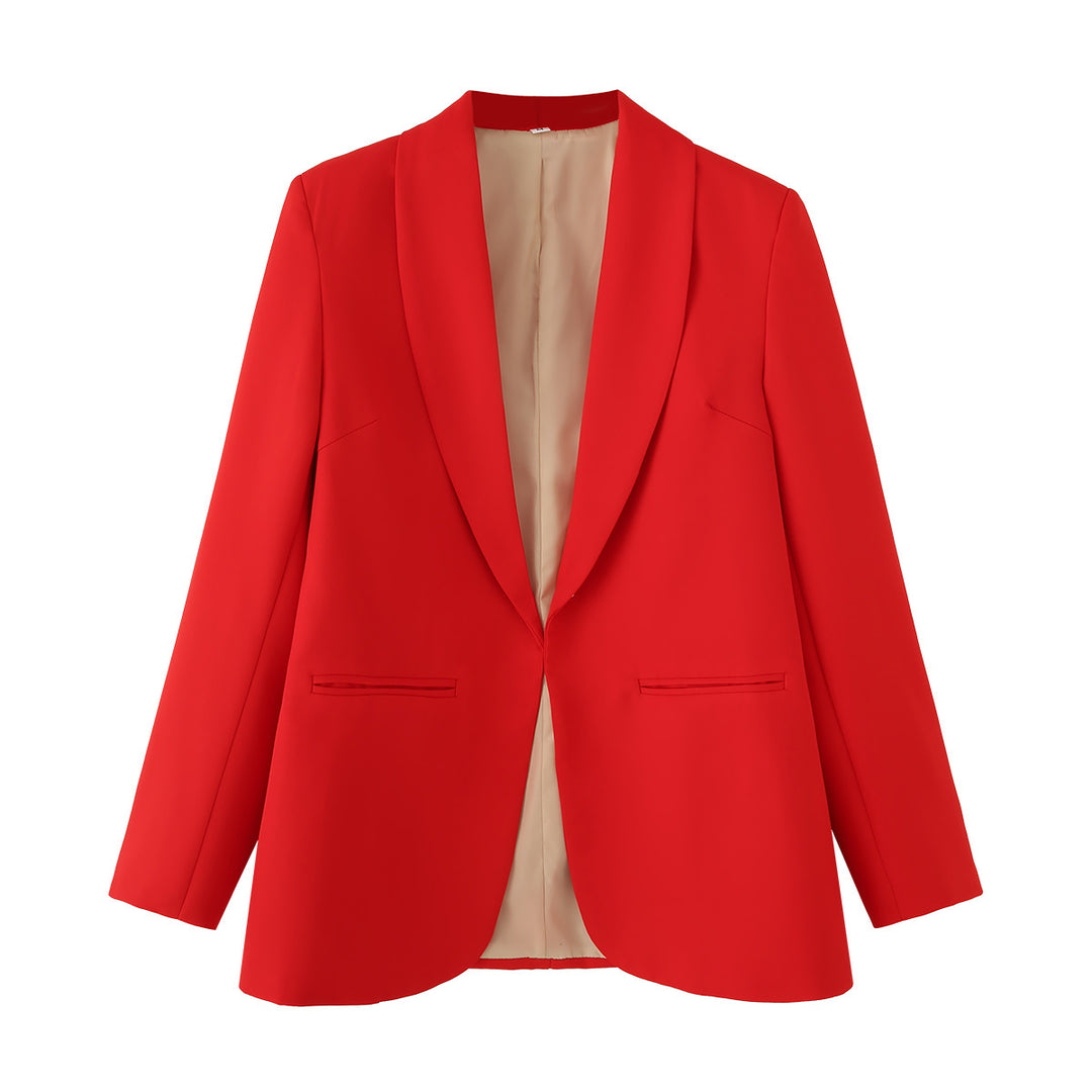 Damen eleganter Blazer mit modernem Schnitt und praktischen Taschen R&B
