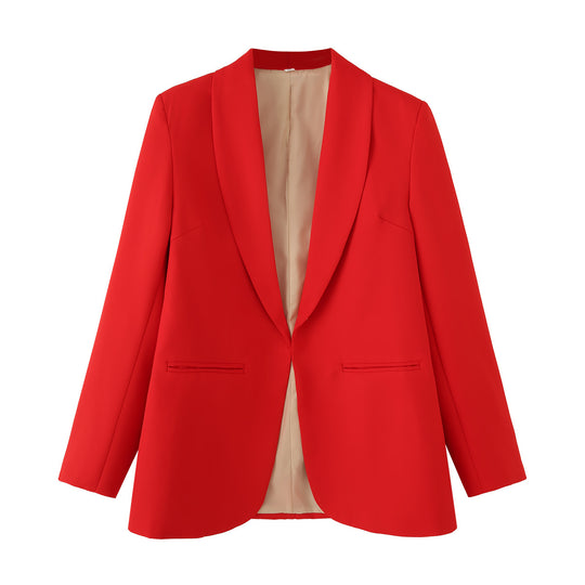 Damen eleganter Blazer mit modernem Schnitt und praktischen Taschen R&B