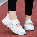Damen Bequeme Slip-On Sneakers mit praktischem Klettverschluss