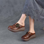 Damen Bequeme Clogs mit modischem Blüten-Detail R&B