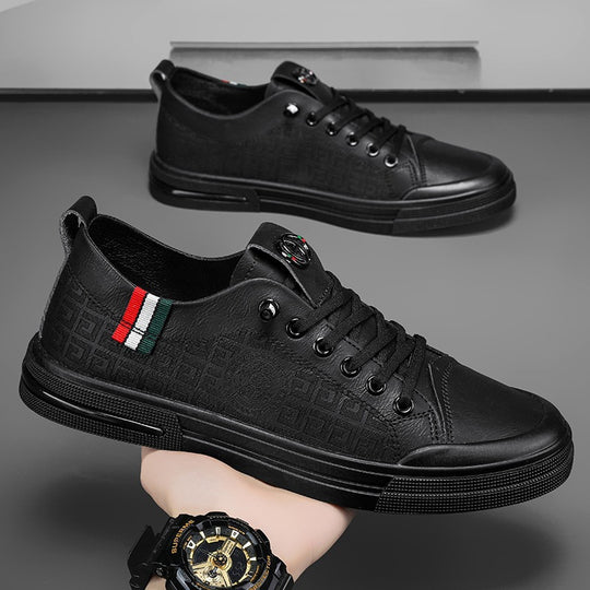 Damen modische Sneakers aus hochwertigem Leder mit strapazierfähiger Laufsohle R&B