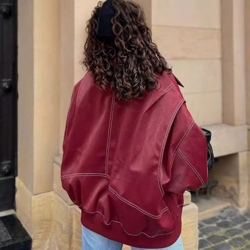 Damen Lässige Übergangsjacke mit modernem Schnitt und markanten Nähten R&B