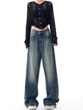 Damen Modische und luftige Strickjacke mit Knopfleiste R&B