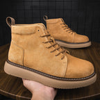 Damen Schnürboots aus hochwertigem Wildleder mit rutschfester Sohle