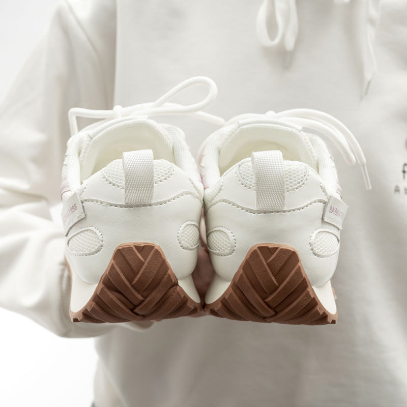 Damen Sportliche Sneaker mit atmungsaktiver Netzstruktur und dämpfender Sohle