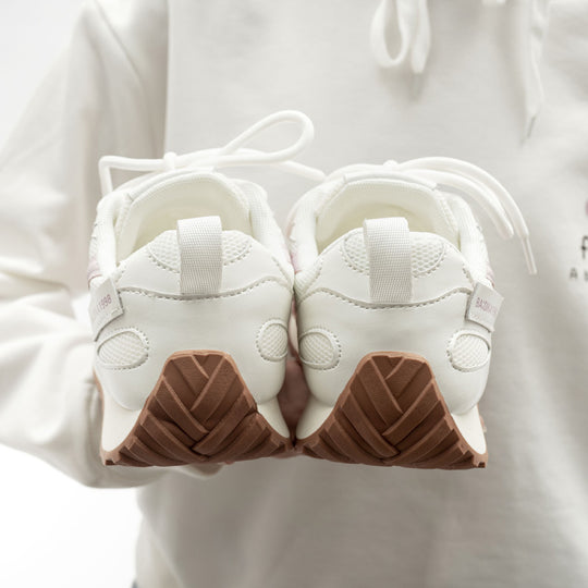 Damen Sportliche Sneaker mit atmungsaktiver Netzstruktur und dämpfender Sohle R&B