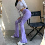 Damen Stretchy Schlaghose R&B