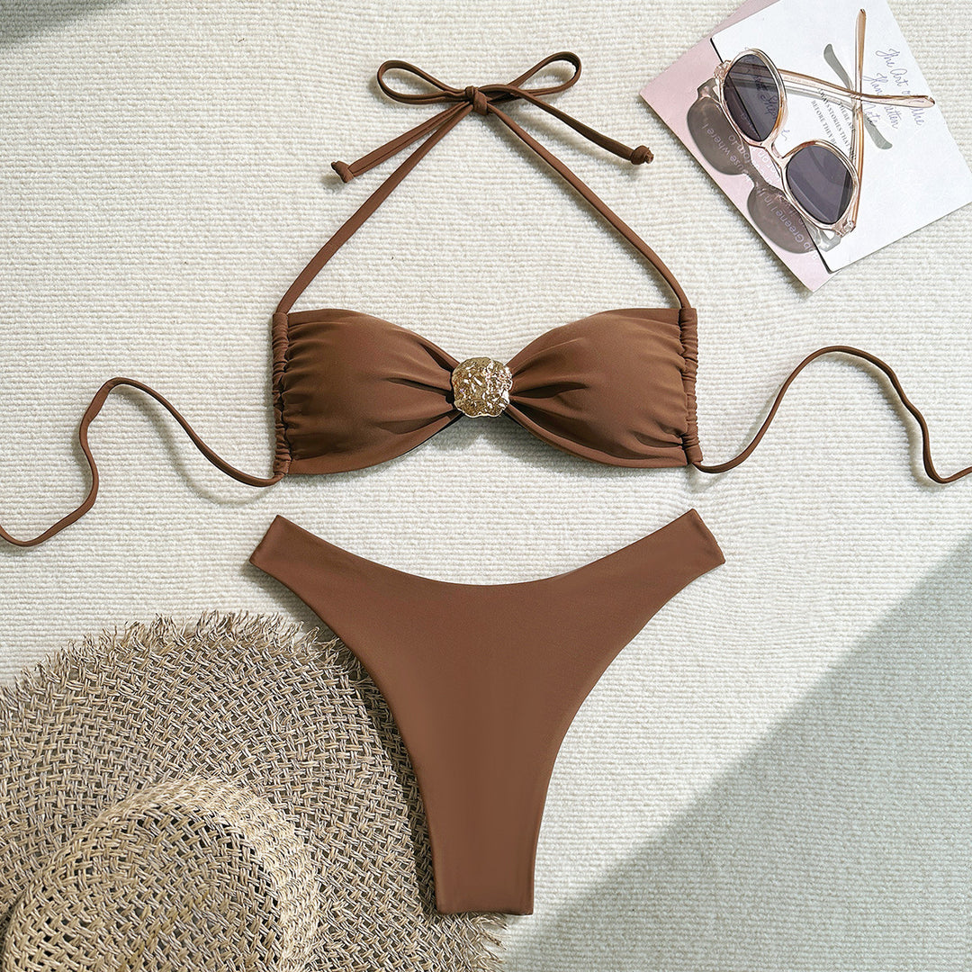 Damen Glamouröser Monokini mit modischen Cut-Outs R&B