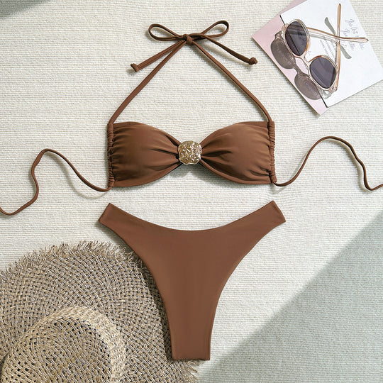 Damen Glamouröser Monokini mit modischen Cut-Outs R&B