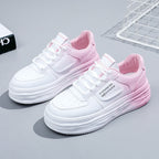 Damen modische Plateau Sneakers mit coolen Akzenten und atmungsaktiven Eigenschaften R&B