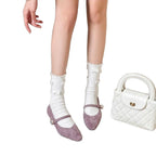 Damen elegante Ballerinas mit einem stilvollen Riemen von