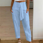 Damen Modische Culotte mit eleganter Schleifenoption R&B