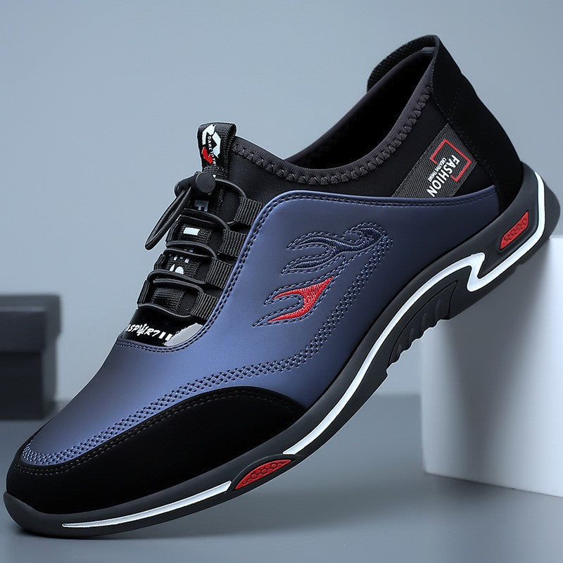 Damen Sportliche Slip-On Sneakers mit elastischer Schnürung und rutschfester Sohle R&B