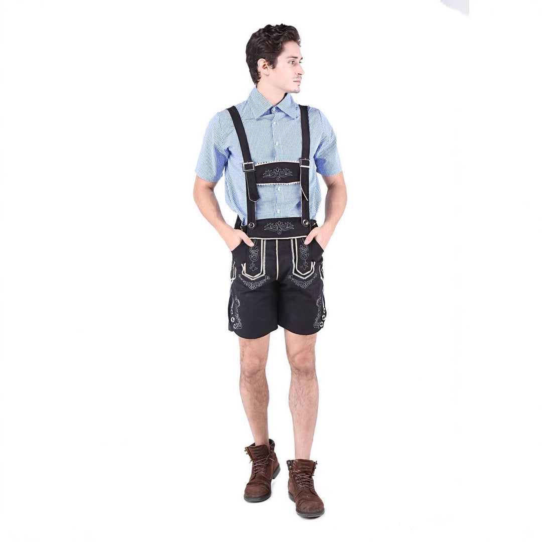 Herren Trachtenkurzanzug mit aufwendiger Stickerei R&B