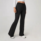 Damen Flared Leggings mit hohem Bund und sportlicher Passform R&B
