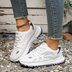 Damen Sportliche Sneakers mit atmungsaktiver Mesh-Oberfläche und dämpfender Sohle R&B