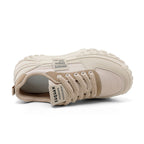 Damen Sportliche Sneakers mit doppeltem Dämpfungssystem und atmungsaktiver Oberflächenstruktur R&B