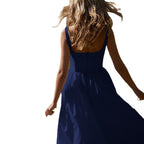 Damen Maxikleid mit elegantem Schnitt und voluminösem Rock R&B
