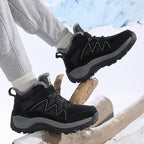 Damen isolierte Outdoor-Wanderstiefel mit rutschfester Sohle und atmungsaktivem Obermaterial