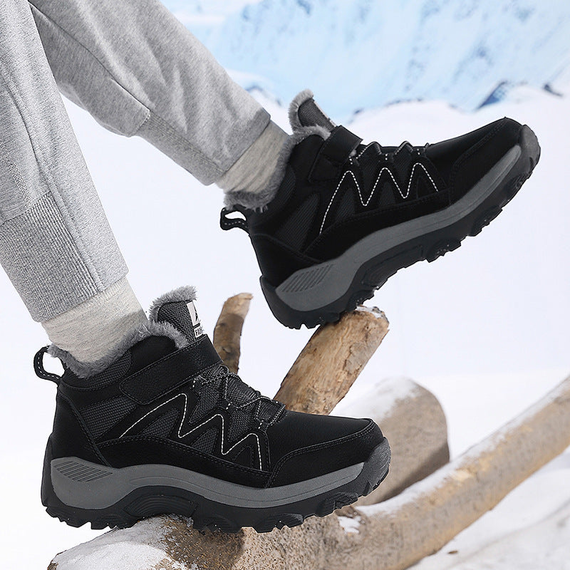 Damen isolierte Outdoor-Wanderstiefel mit rutschfester Sohle und atmungsaktivem Obermaterial