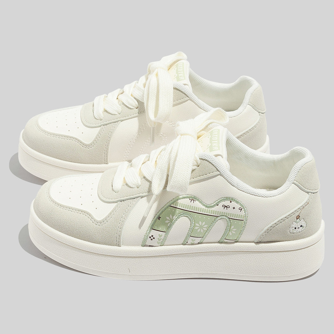 Damen Trendige Sneakers mit niedlichem Tiermotiv und komfortabler Dämpfung R&B