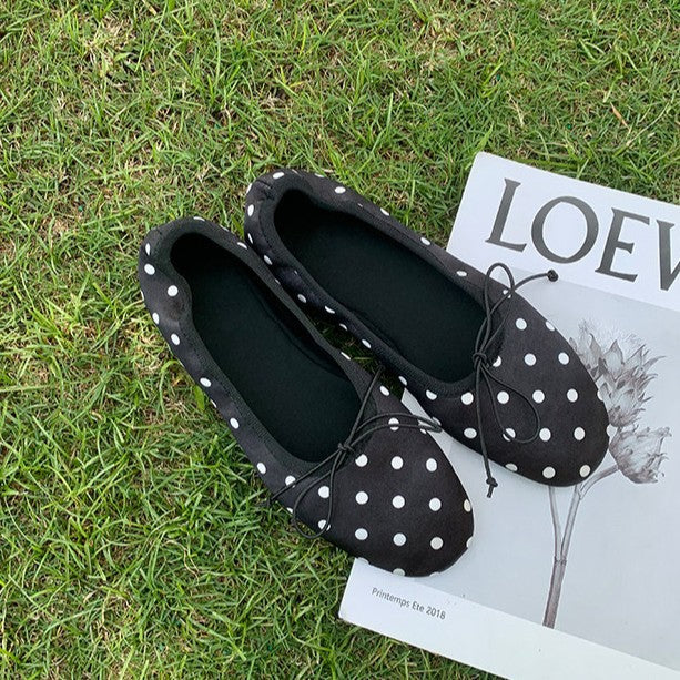 Damen Ballerinas mit femininem Schleifenakzent und weicher Innensohle R&B