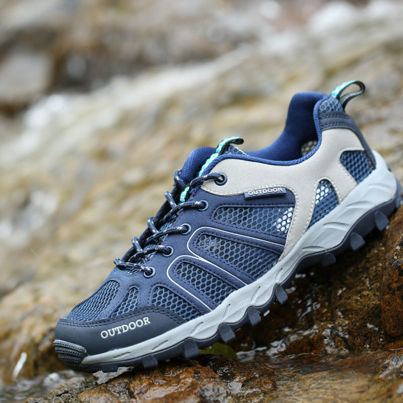 Damen Multi-Funktions-Sneaker für Outdoor-Aktivitäten mit atmungsaktivem Netzdesign R&B